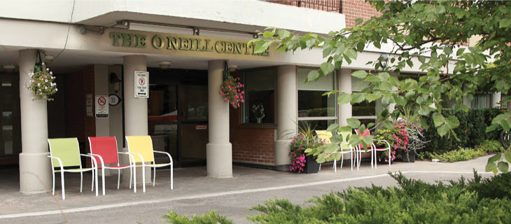 The O'Neill Centre entrance